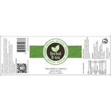 Charger l'image dans la galerie, Étiquette du produit Herbal D-tox, 100% corossol/graviola, Annona muricata, avec 130 capsules de 500 mg.