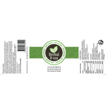 Charger l'image dans la galerie, L'image montre une étiquette de "Herbal D-tox" pour 100 gélules de 500 mg de clou de girofle (Syzygium aromaticum) avec des informations nutritionnelles.