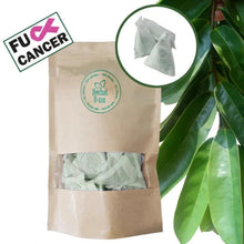 Charger l'image dans la galerie, Texte âFUCK CANCERâ et âHerbal D-toxâ sur une image de soutien contre le cancer.