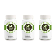 Charger l'image dans la galerie, L'image montre trois flacons de "Herbal D-tox" à base de feuilles de séné, chacun contenant 100 gélules de 500 mg.