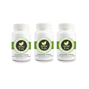 3 boites de 100 capsules d'artemisinine de marque Herbal D-tox