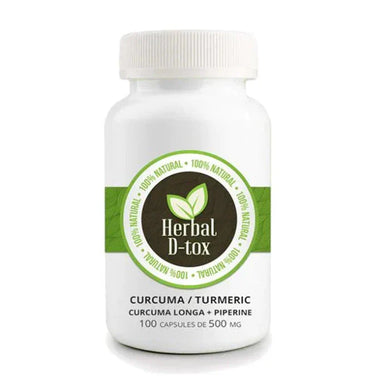 🎁 Curcuma + 5% Pipérine (Curcuma  Longa + Pipérine)  100 x 500mg (100% off)