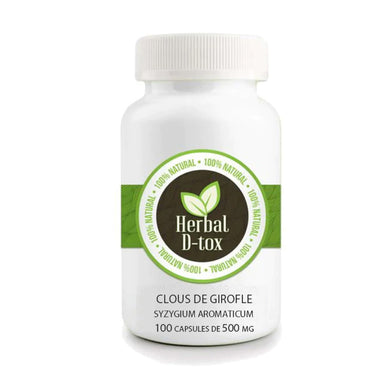 Clous de Girofle (Syzygium aromaticum)  - Boite de 100 capsules de 500mg