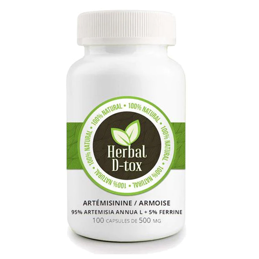 Artemisia Annua L (Artémisinine / Armoise) 95% + 5% Ferrine - 100 x 500mg